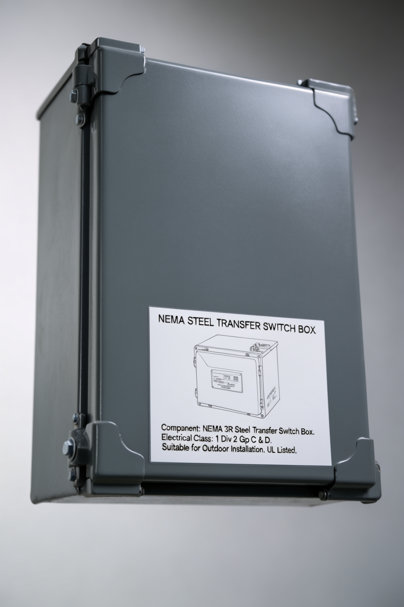 30A Residential Generator Transfer Switch Box
